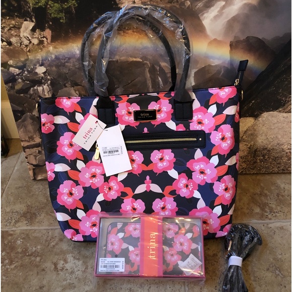 Trina Turk Handbags - TRINA TURK FLORAL TOTE BAG